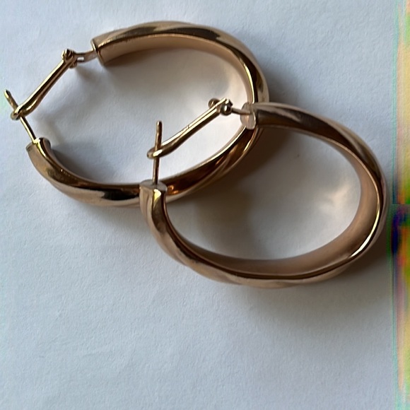 🔥 MILOR ROSE GOLD EARRINGS 🔥 - Picture 7 of 16